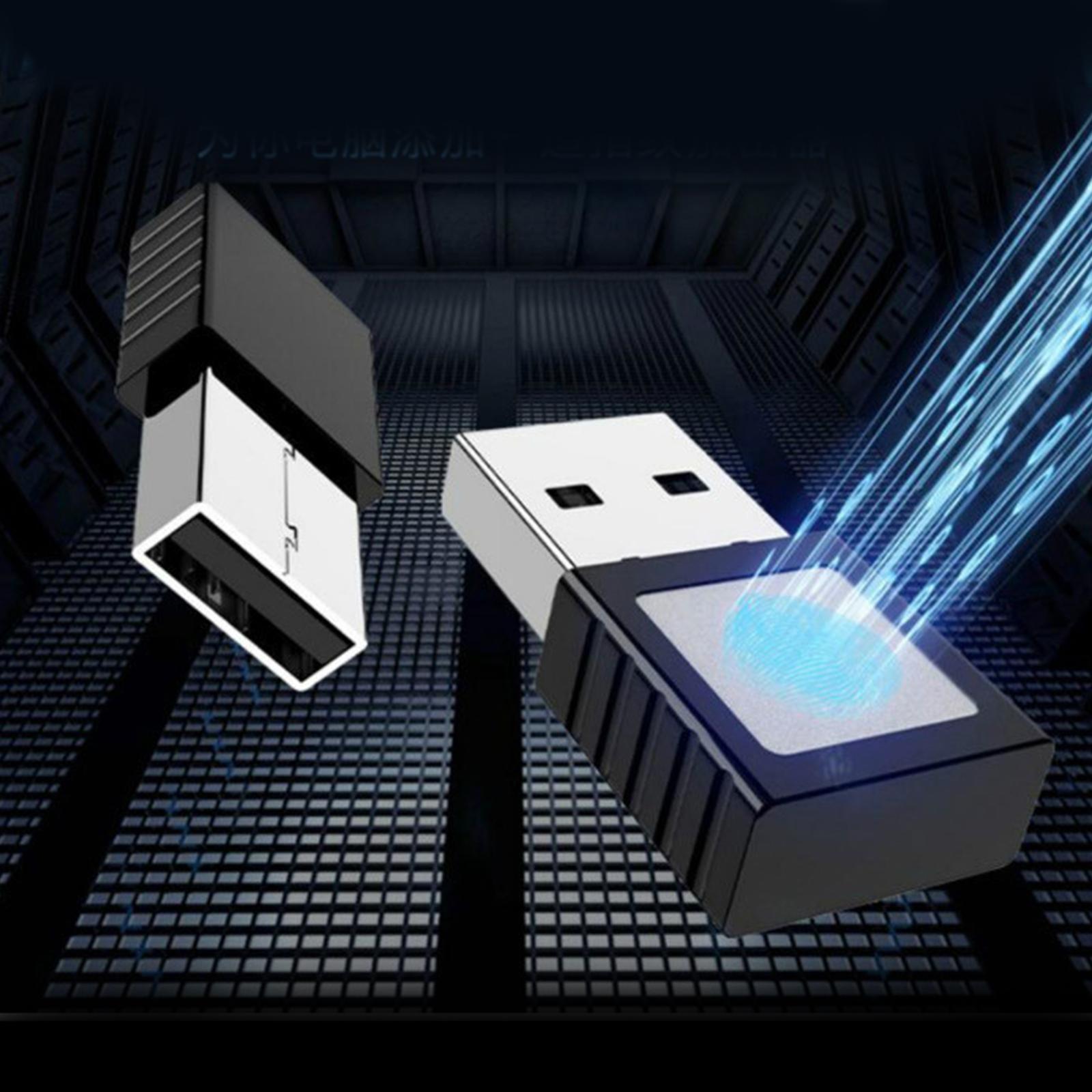 USB Fingerprint Reader Security Key Speedy Matching Login Key for Windows 10