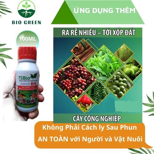 Phân bón hữu cơ vi sinh, chế phẩm sinh học TSBIO 100ml ,tăng trưởng,thuốc trừ sâu sinh học,nhện đỏ bọ rầy cho cây