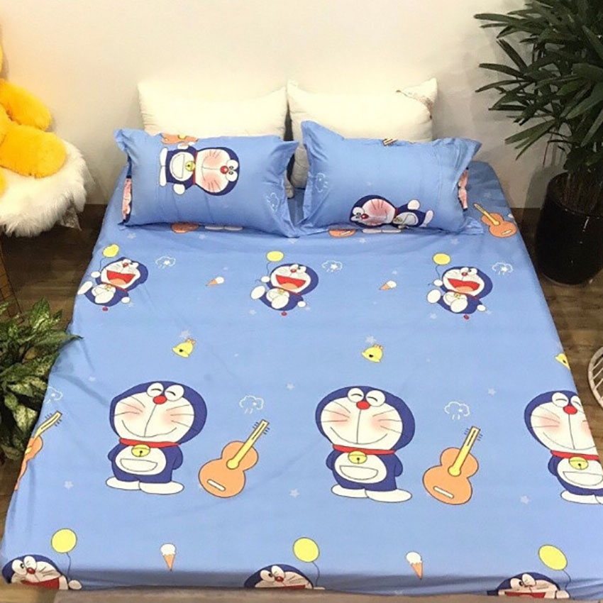 Ga chống thấm cotton hình Ô Tô kích thước 1M4x2M, Grap bảo vệ nệm, chất liệu mềm mại, đem lại giấc ngủ êm ái-GCTC4