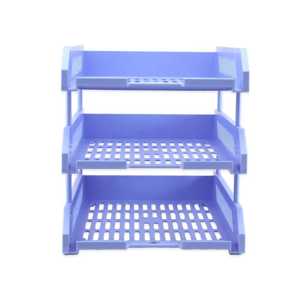 --️️️--Khay nhựa 3 tầng A4 Hồng Hà S14 6622