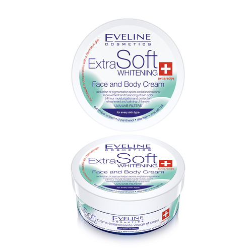 Kem Dưỡng Trắng Da Mặt Và Toàn Thân Eveline Extra Soft Whitening 175ml
