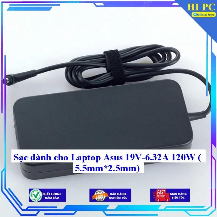 Sạc dành cho Laptop Asus 19V-6.32A 120W - Kèm Dây nguồn - Hàng Nhập Khẩu