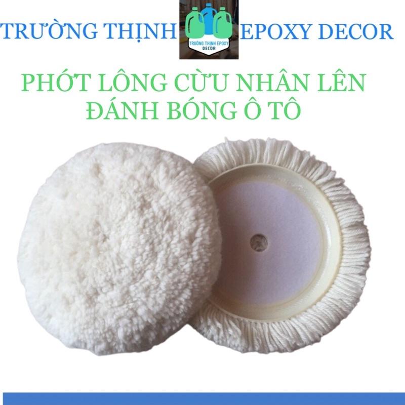 Phớt Lông Cừu Nhân Tạo Đánh Bóng Ô Tô Loại Dày Len Mềm Cao Cấp - Trường Thịnh Sài Gòn