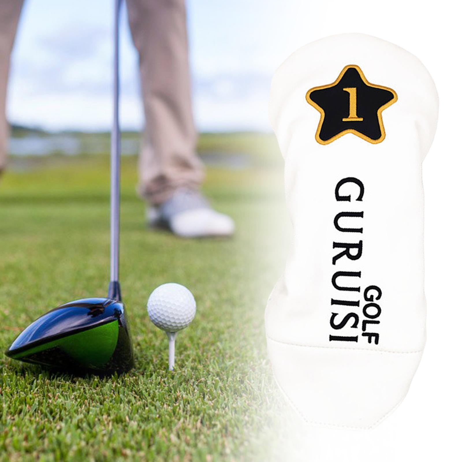 Golf Wood Head Cover Waterproof Non Slip Utility Drivers Club Headcover Travel Golfer Gift Accessories