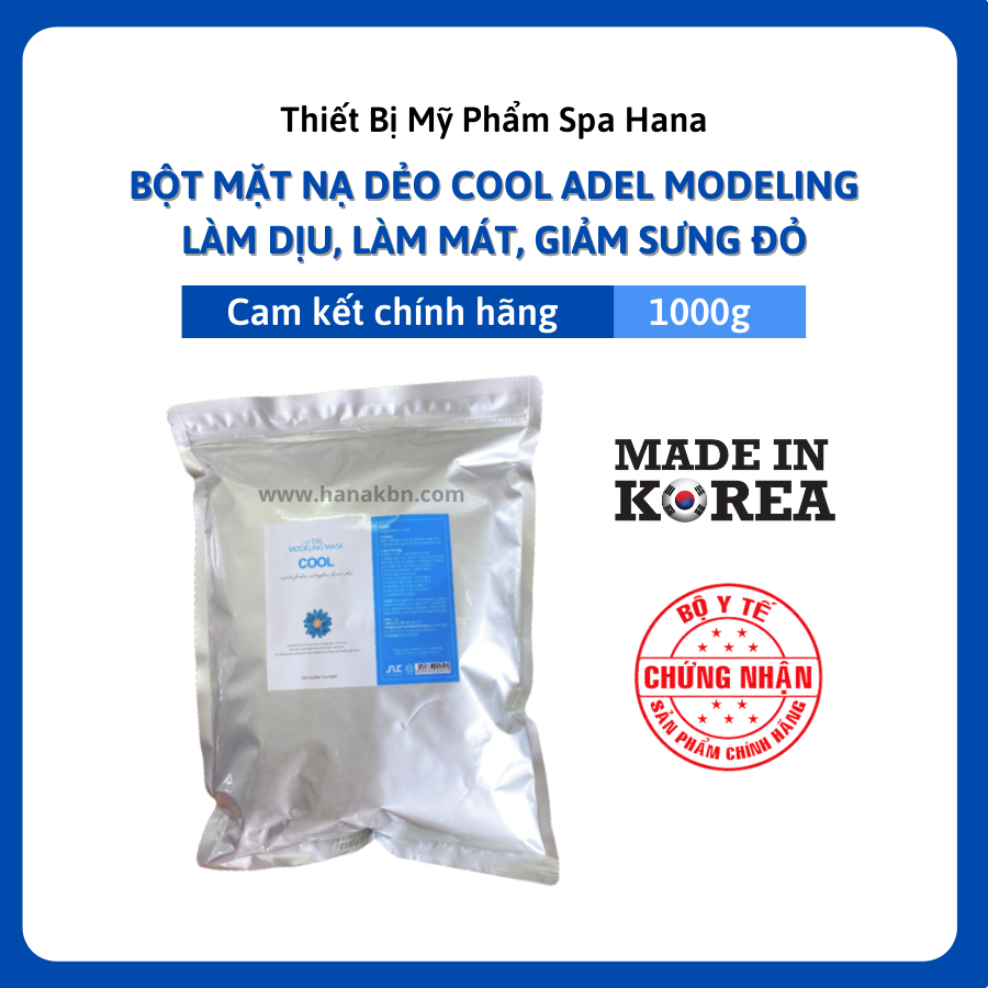 Mặt Nạ Cool - Mặt Nạ Bột Dẻo Adel Mask Hàn Quốc (Hàng Chính Hãng)