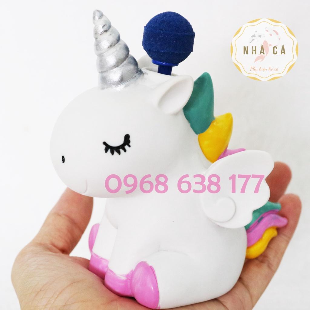 Sủi oxy hình dáng Kỳ Lân 1 sừng siêu kute-CHƯA GỒM MÁY OXY