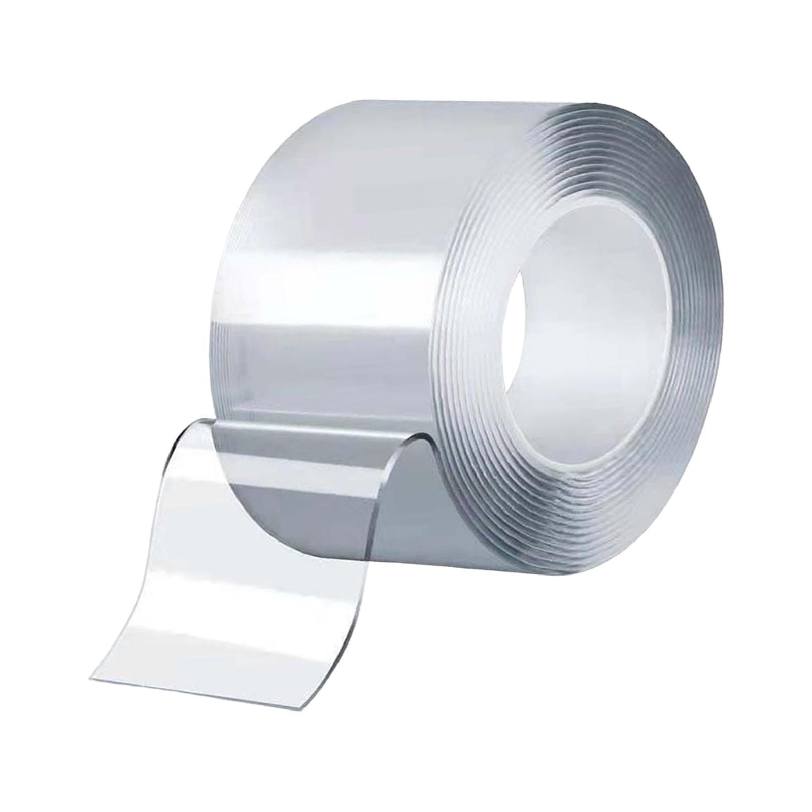 Double Sided Tape Heavy Duty, Multipurpose Removable Mounting Tape, Washable Sticky Strong Tape Strips Transparent Tape
