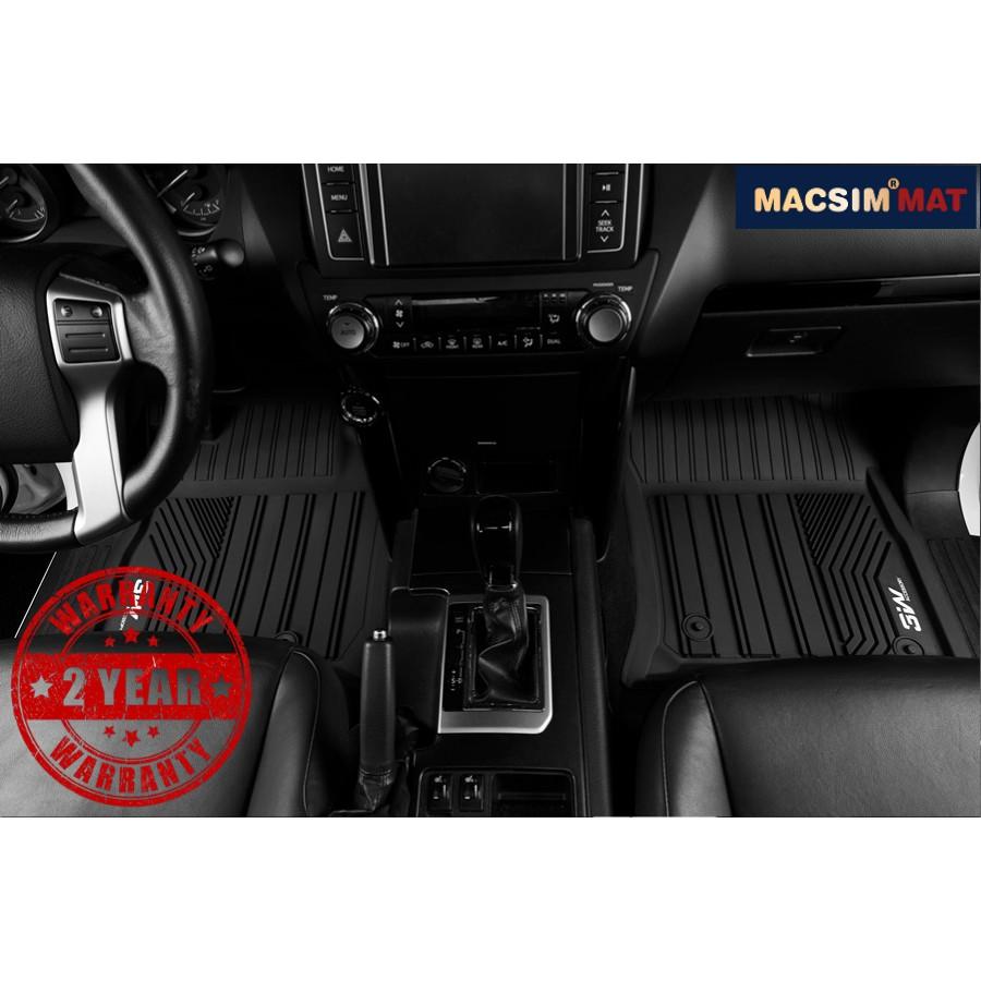 Thảm lót sàn ô tô TOYOTA CAMRY 2019+ Nhãn hiệu Macsim 3W chất liệu nhựa TPE đúc khuôn cao cấp - màu đen,