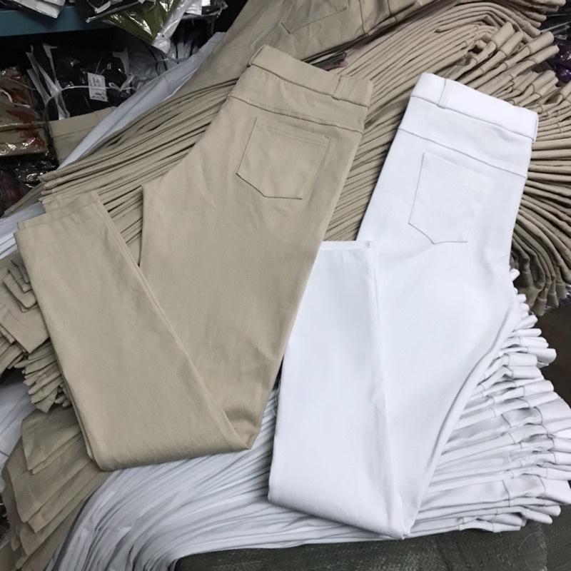 Quần ôm kaki nhiều màu co giãn nhiều ( size 40-60kg)