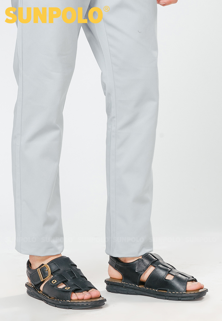 Giày Sandal Nam Da Bò Cao Cấp SUNPOLO SUSDA22N