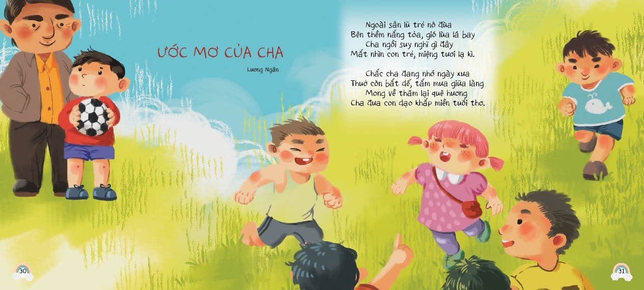 Combo sách phát triển EQ cho bé: bộ thơ Con yêu cha + Con yêu mẹ (2 cuốn)