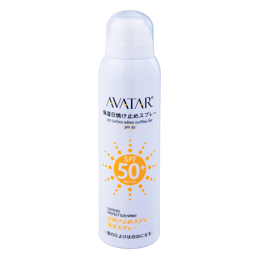 Xịt chống nắng dưỡng ẩm AVATAR SPF 50