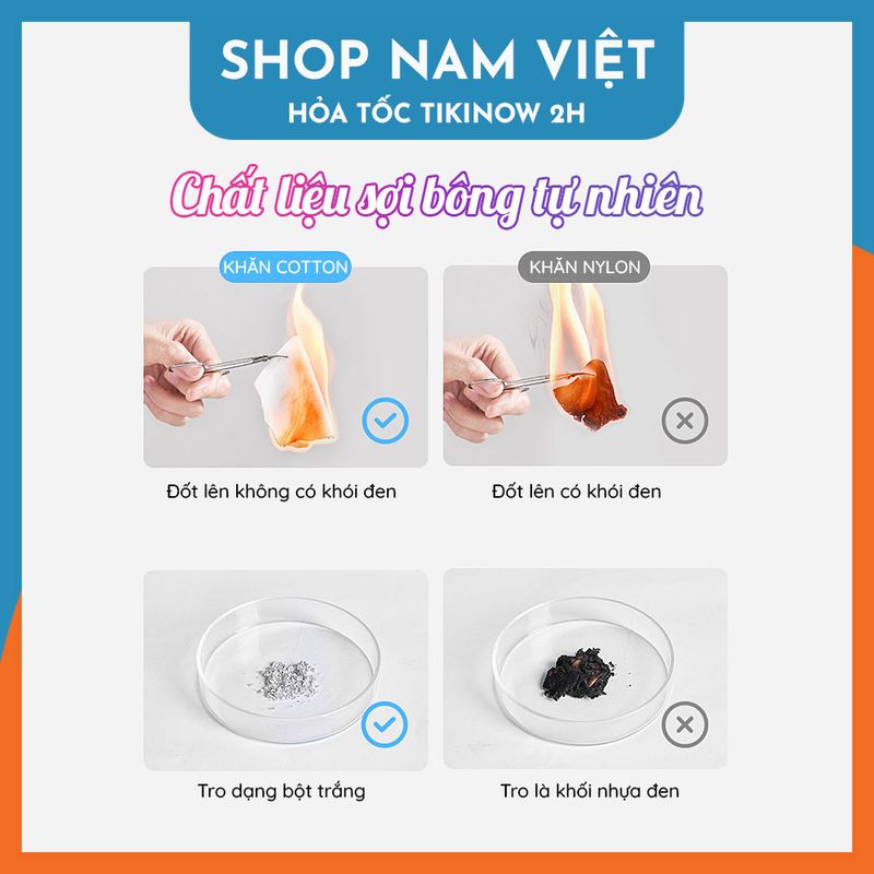 Khăn Vải Đa Năng Tẩy Trang Lau Mặt Dùng Khô/Dùng Ướt