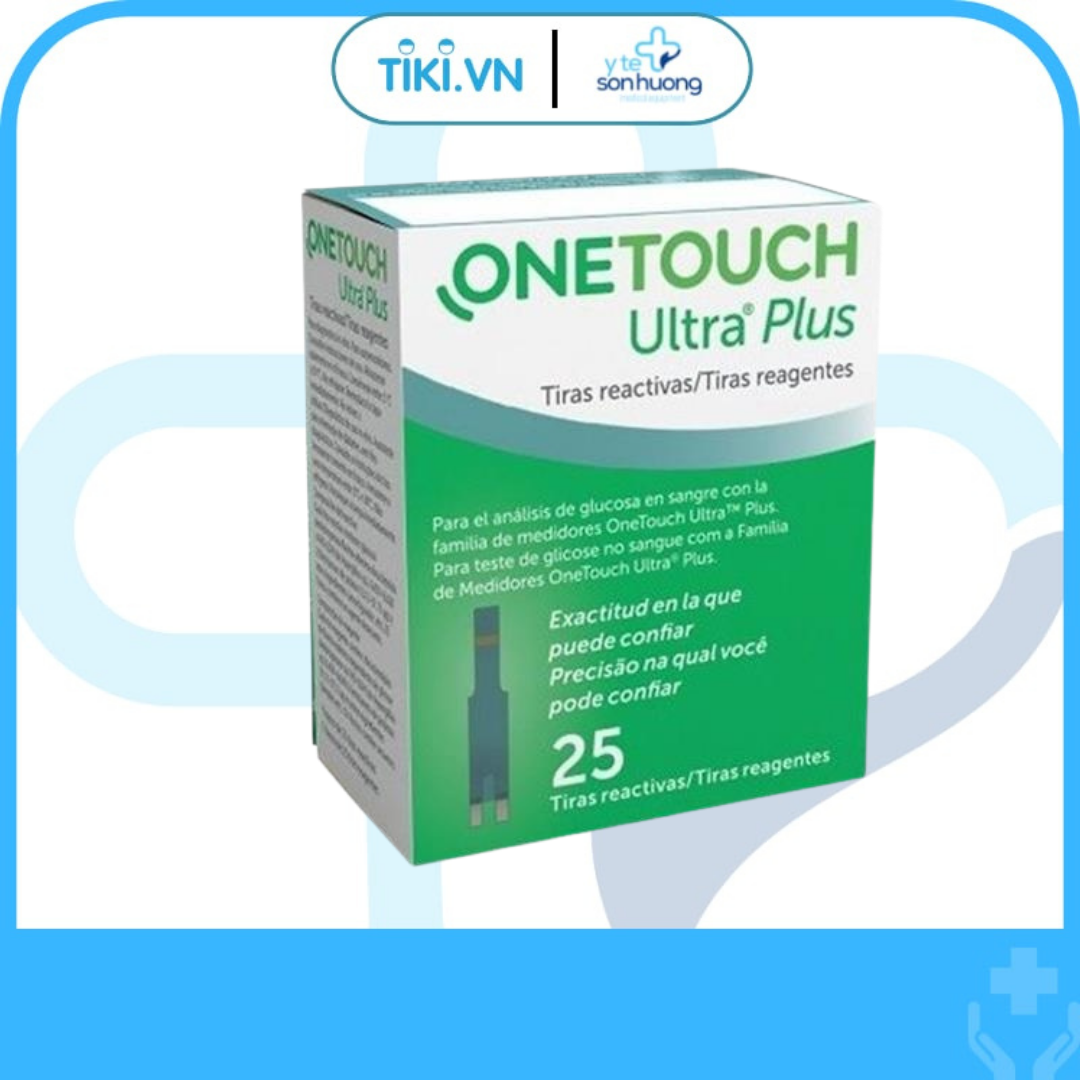 Que thử đường huyết Onetouch Ultra Plus Flex lọ 25 que