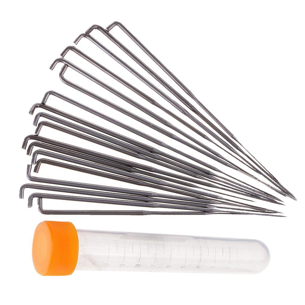 18 Pieces Assorted Stitching Punch Needles Felting Needles Needlework with Storage Case