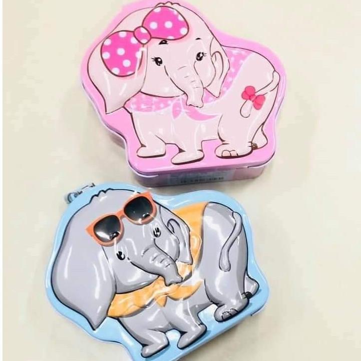 Két Mini Hình Con Voi Dễ Thương Cho Bé Yêu