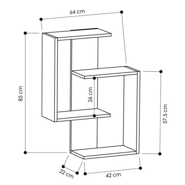 Kệ treo tường gỗ CN