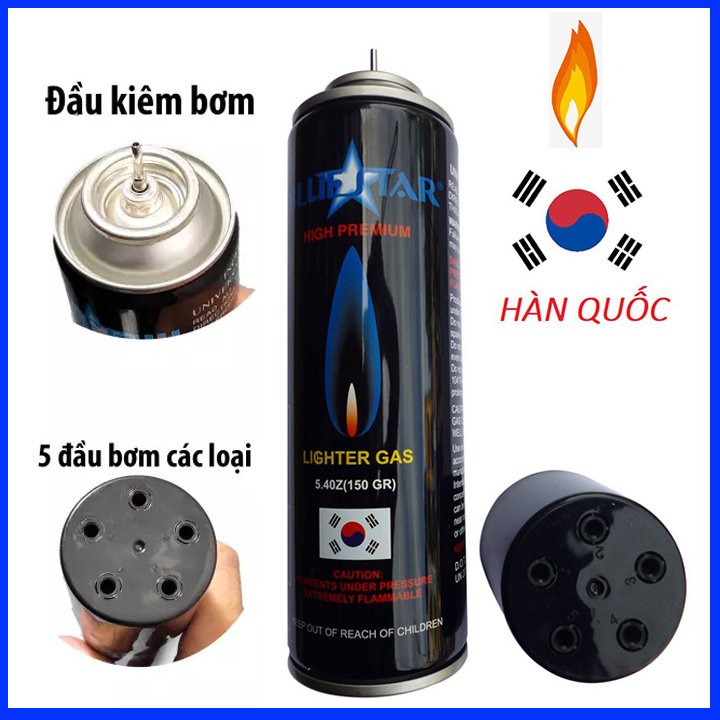 Quẹt Khò Bật Đánh Lửa g.a AT-600 Khò Để Bàn 1 Tia Vỏ Kim Loại