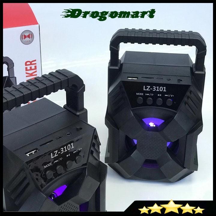 Loa Bluetooth nghe nhạc LZ3101,Loa LZ3103 nhỏ gọn, đèn led nhấp nháy, Loa mini Hỗ trợ cắm thẻ nhớ, USB