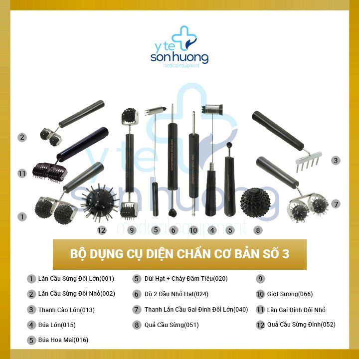 Bộ dụng cụ diện chẩn cơ bản số 3