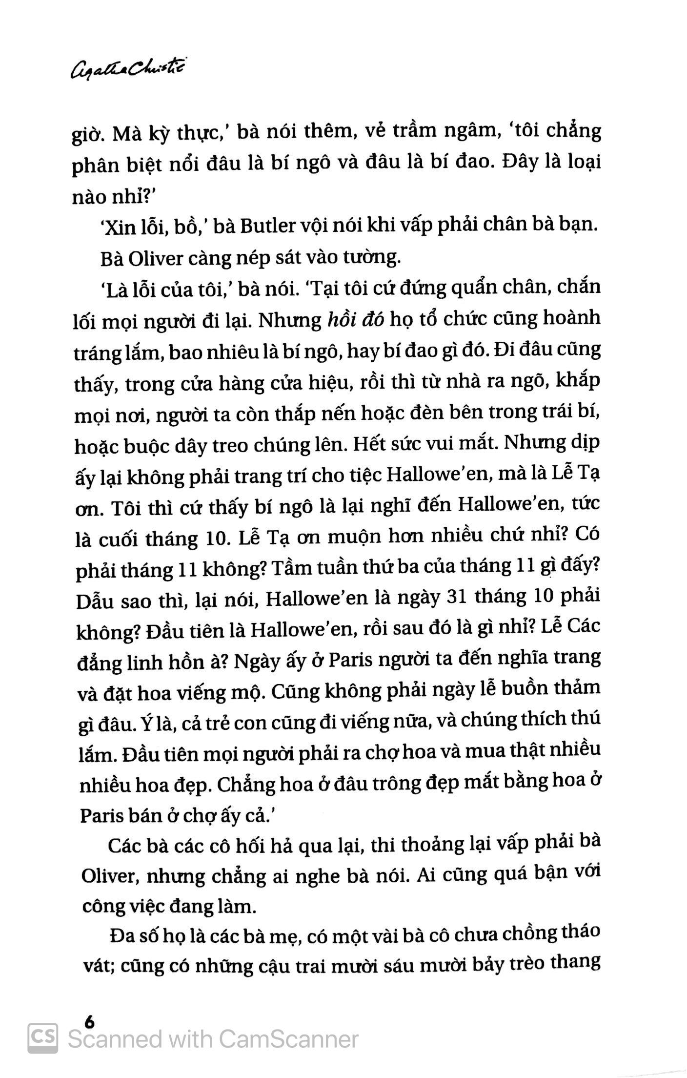 Sách Án Mạng Tiệc Hallowe'en