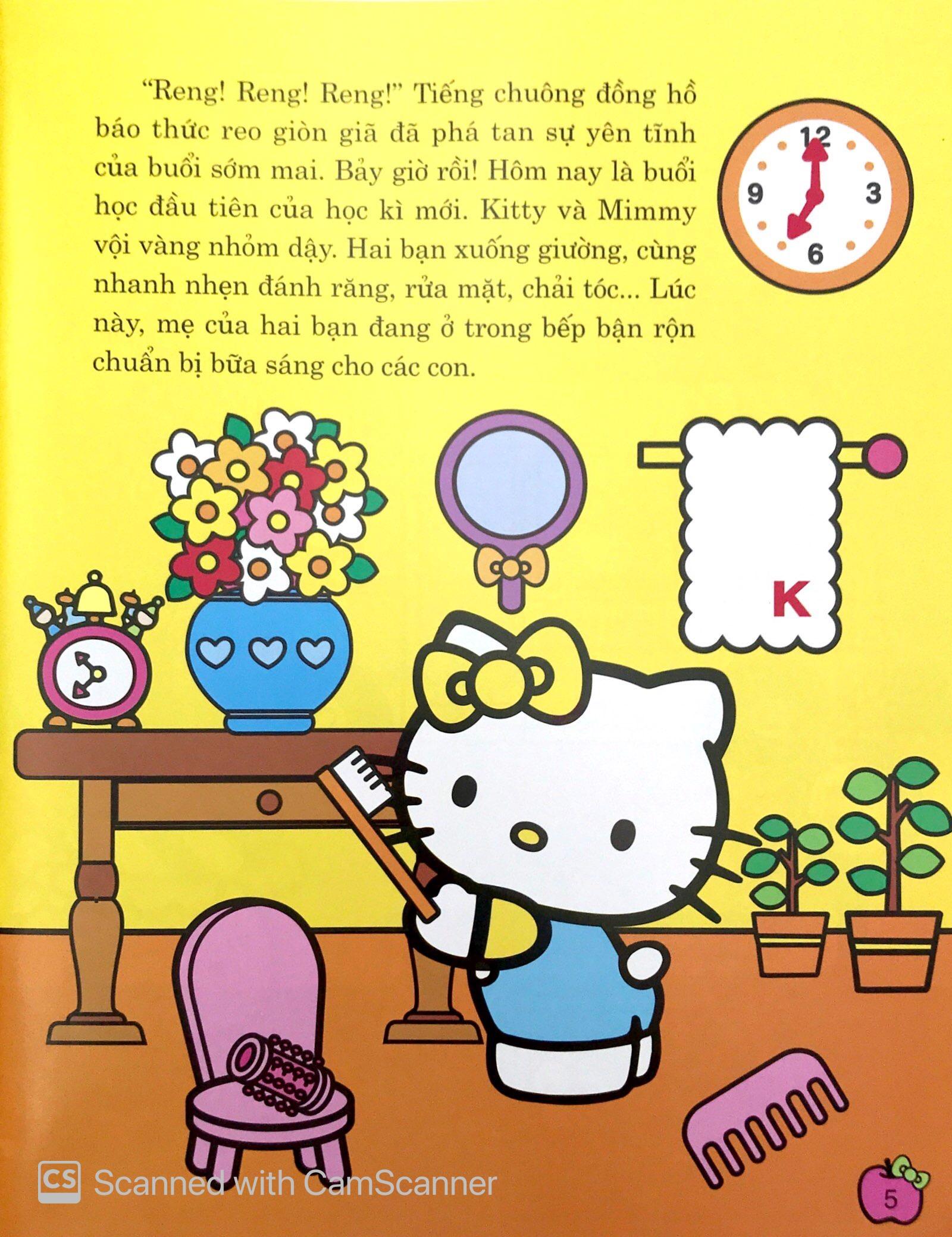 Hello Kitty - Một Ngày Bận Rộn (Dán Hình)