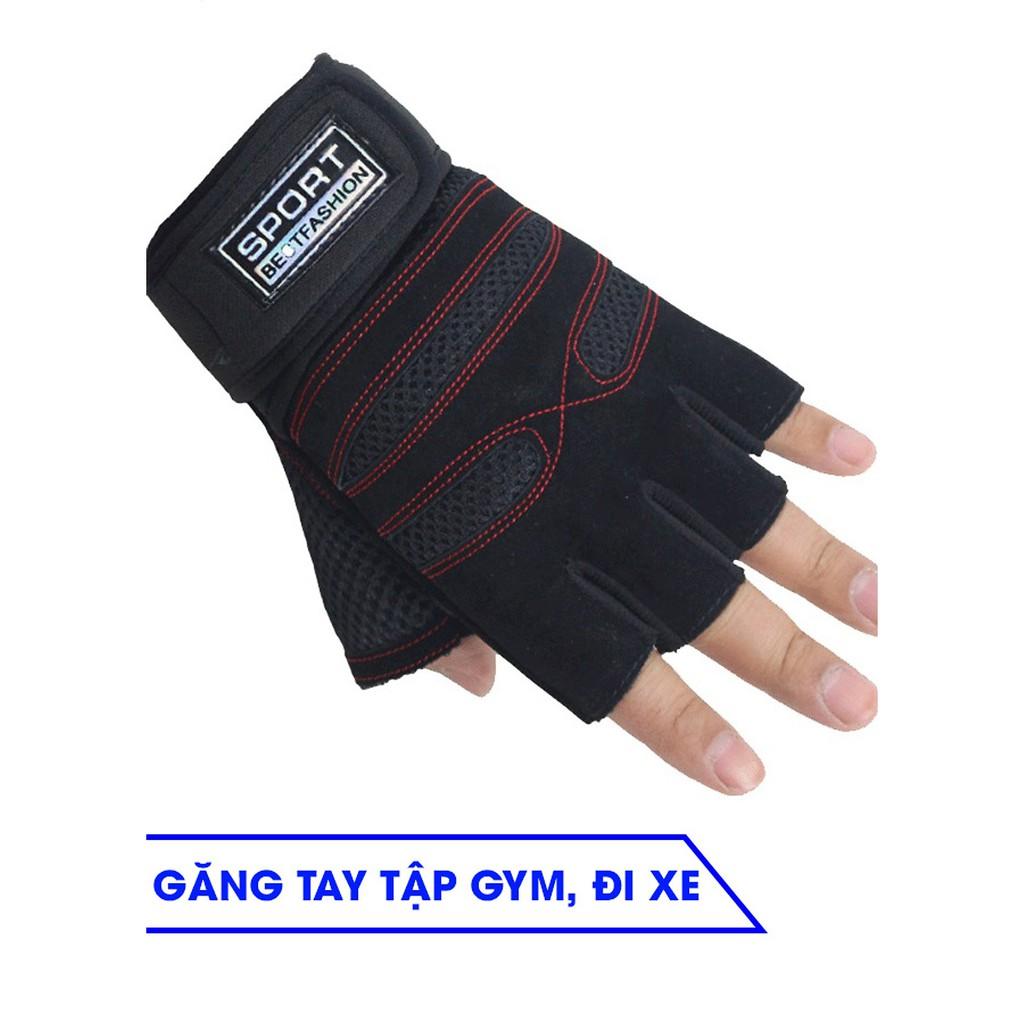 Găng tay tập GYM, găng tay tập tạ nam