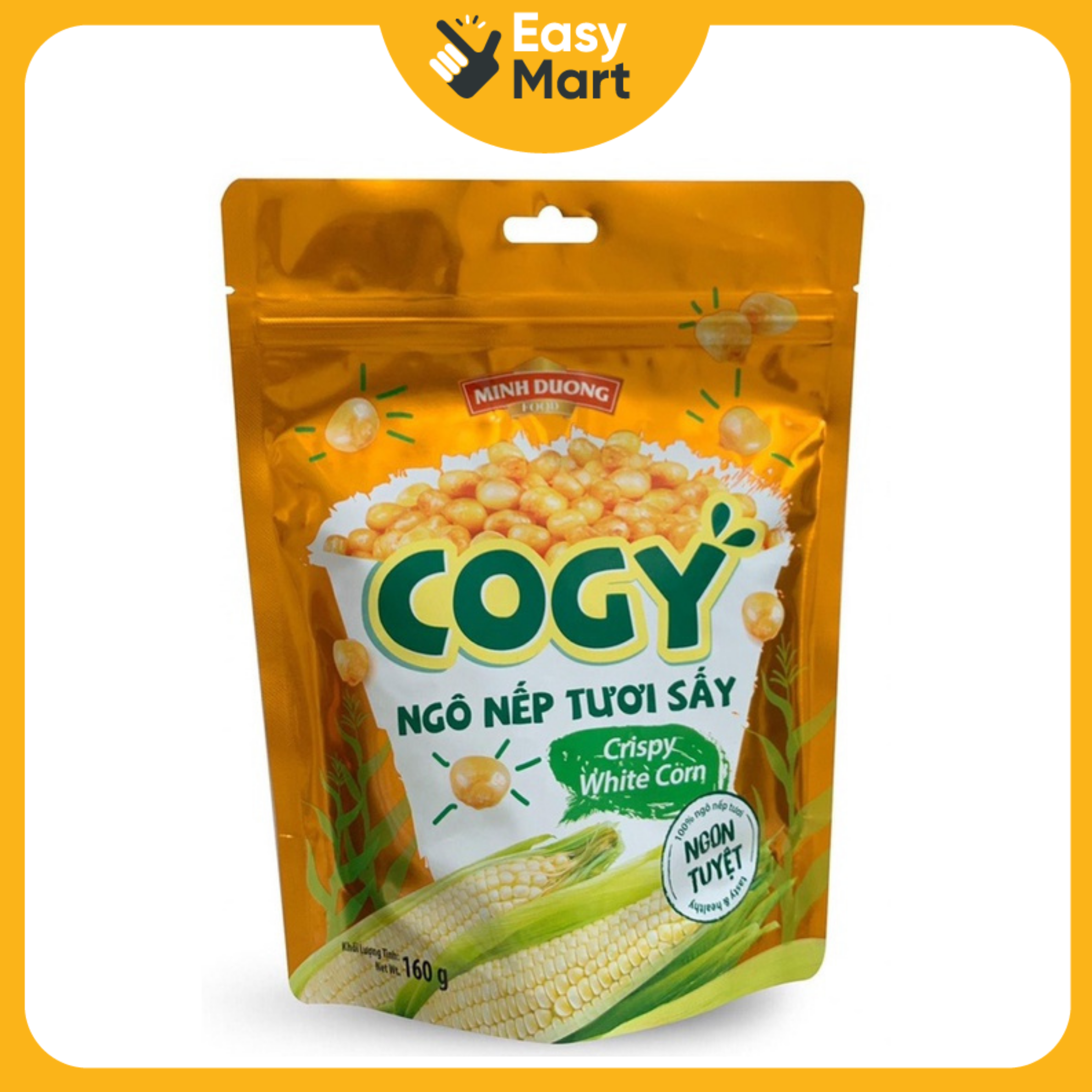 Ngô nếp tươi sấy Cogy Minh Dương Food 160g