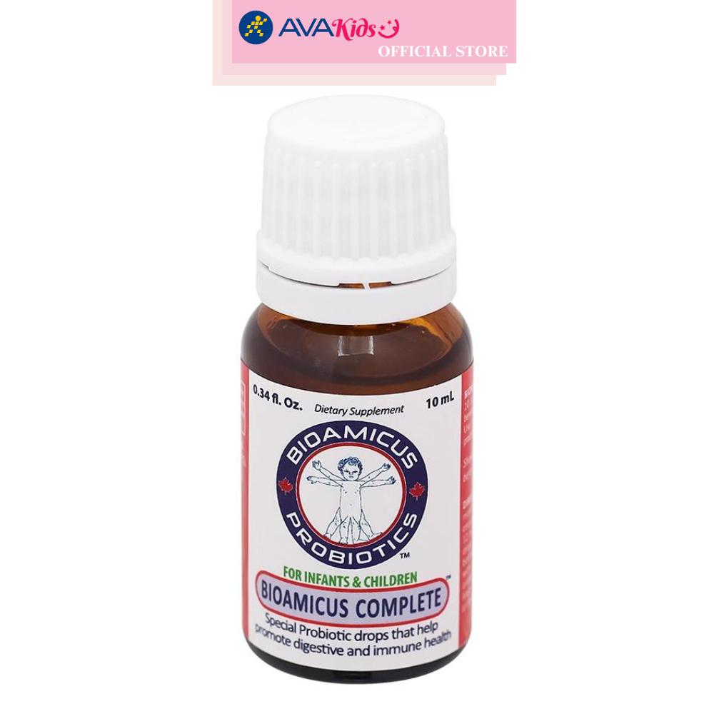 Men vi sinh BioAmicus Complete hỗ trợ cải thiện hệ vi sinh đường ruột 10 ml (từ 0 tháng)