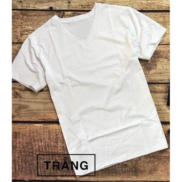ÁO PHÔNG THỂ THAO NAM CỔ TIM CHẤT COTTON THUN LẠNH ĐẸP NHIỀU MÀU FULL SIZE