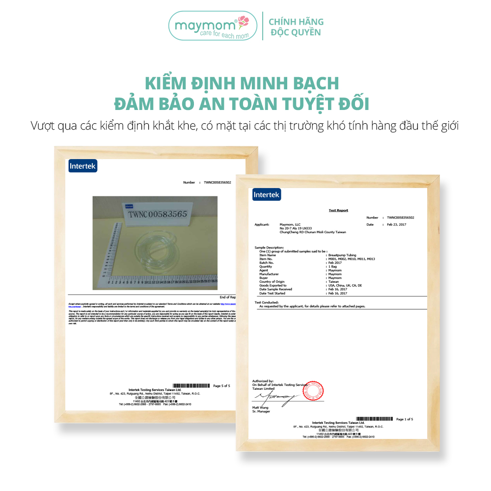 Dây Hút Sữa Spectra Thương Hiệu Maymom, Không Chứa BPA, An Toàn 100%, Vệ Sinh Dễ Dàng