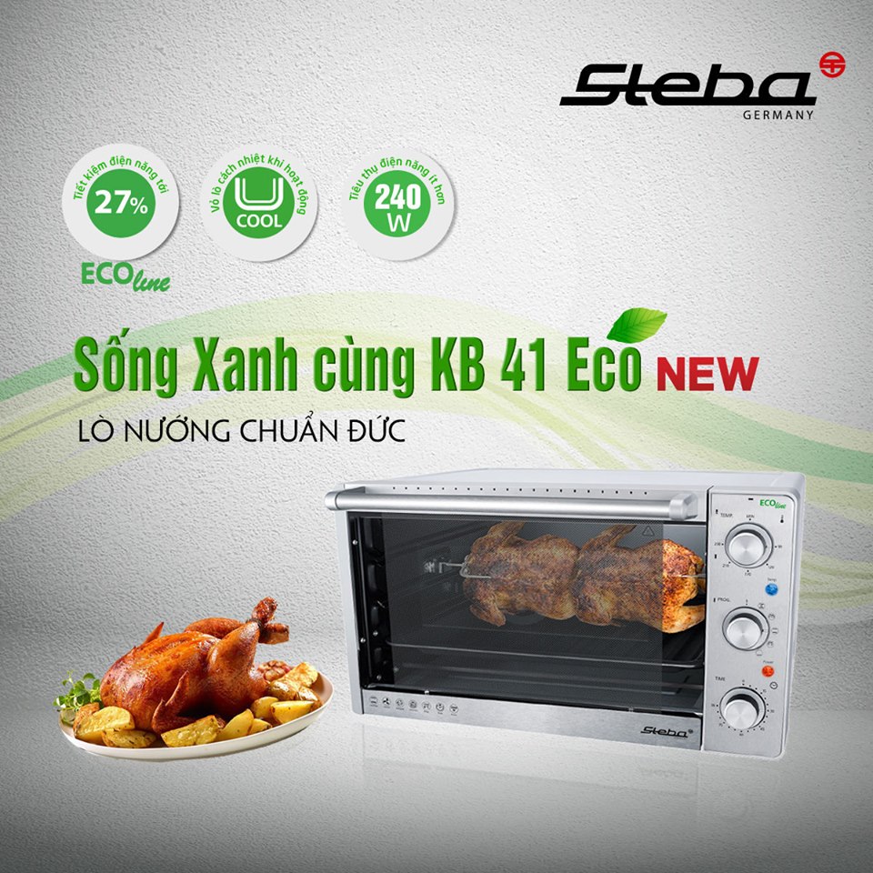 LÒ NƯỚNG STEBA KB41 ECO - Hàng chính hãng