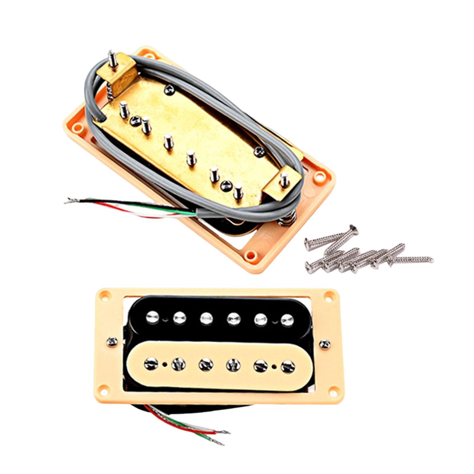 Electric Guitar Humbucker Pickups Replacement Parts Open Style Replace Kit