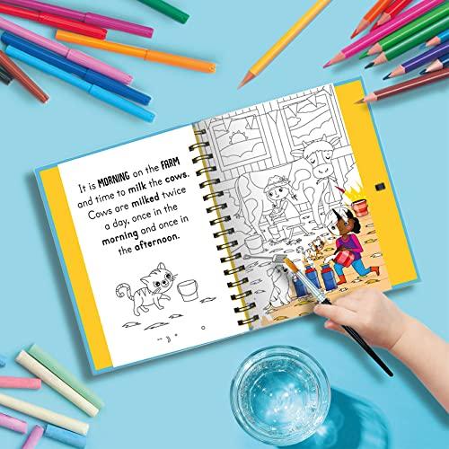 Sách ngoại văn: Moo And Baa - Farm (Magic Water Colouring)