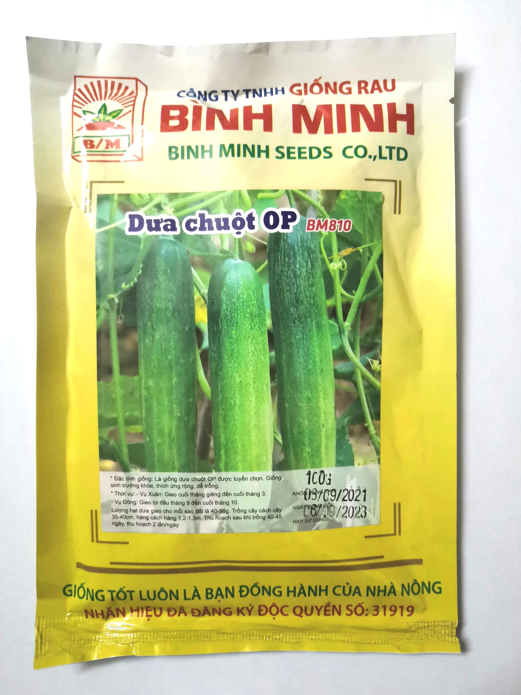 Gói 100 gram dưa leo chịu nhiệt F1 siêu trái