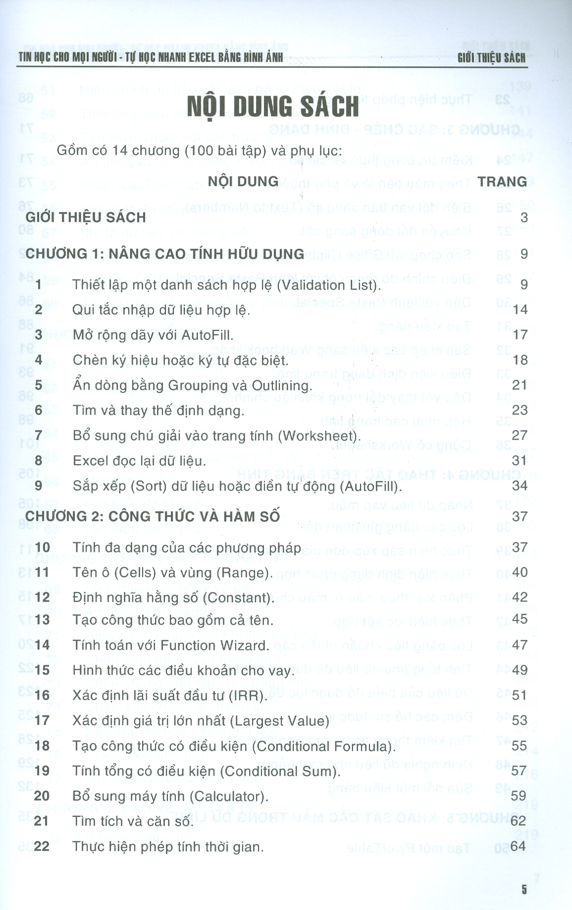 Tin Học Cho Mọi Người - Tự Học Nhanh Excel Bằng Hình Ảnh (Dùng cho các phiên bản 2021-2019-2016-2013; Hơn 100 câu hỏi thường gặp khi làm việc với Excel; Thực hành excel với các hướng dẫn từng bước)