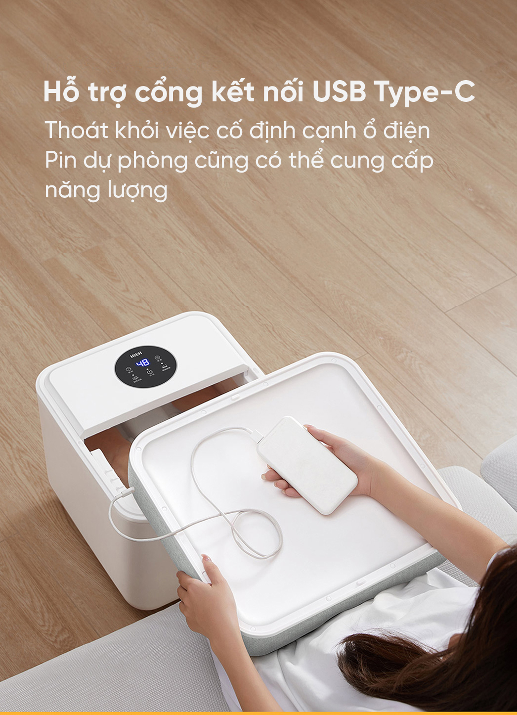 Máy massage chân 3in1 Xiaomi ZMZ-X5 - Hàng Chính Hãng