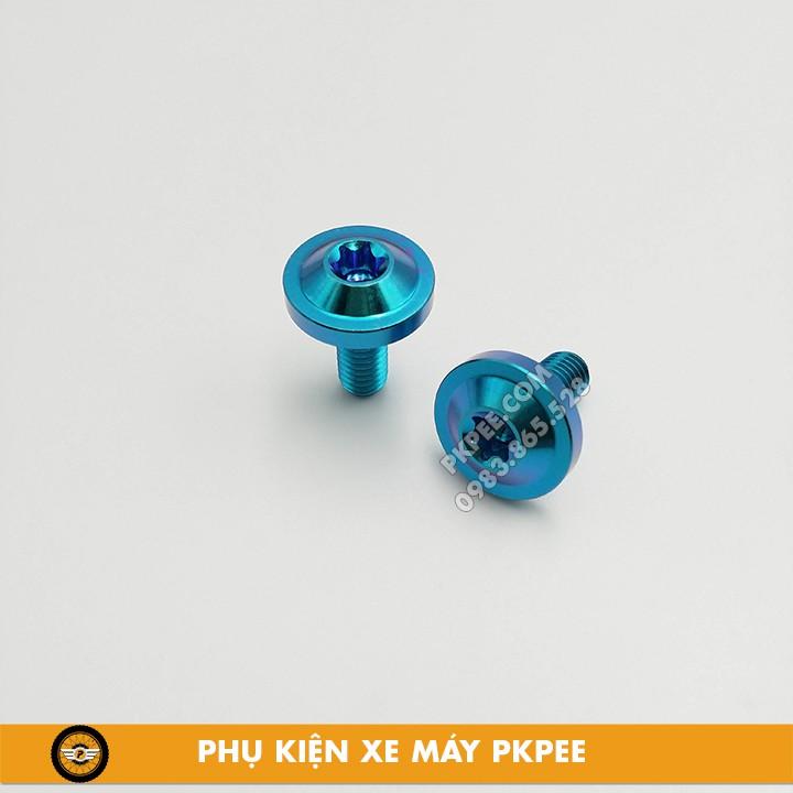 Ốc Titan GR5 6ly Đầu Dù Gắn Ốp Pô, Che Sên, Dè, Áo,...