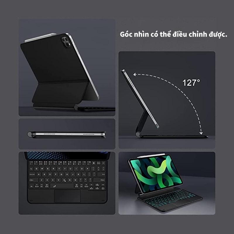 A1860 - A1890 - Bàn Phím Bluetooth Magic Dành Cho iPad Pro 11 12.9 Air 4 5 Gen 10th 10.9