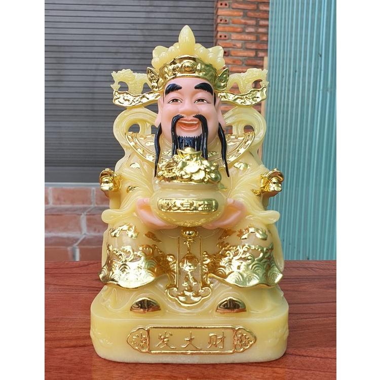 Tượng Thần Tiên Chiêu Tài Lộc 8 inch cao 20 cm nặng 3kg đẹp bền