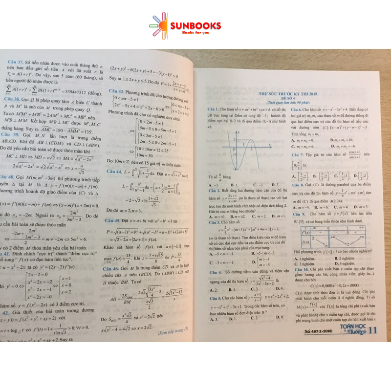 Sách Tạp Chí Toán Học Và Tuổi Trẻ Năm 2018