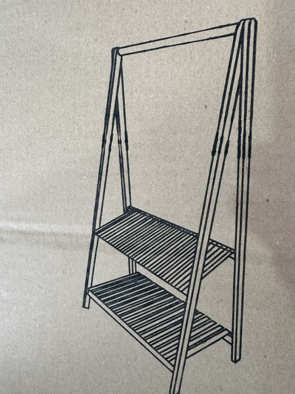 Kệ treo chữ A Vintage Juno Sofa Cao 1m5 x sâu 450 cm x rộng 1m2