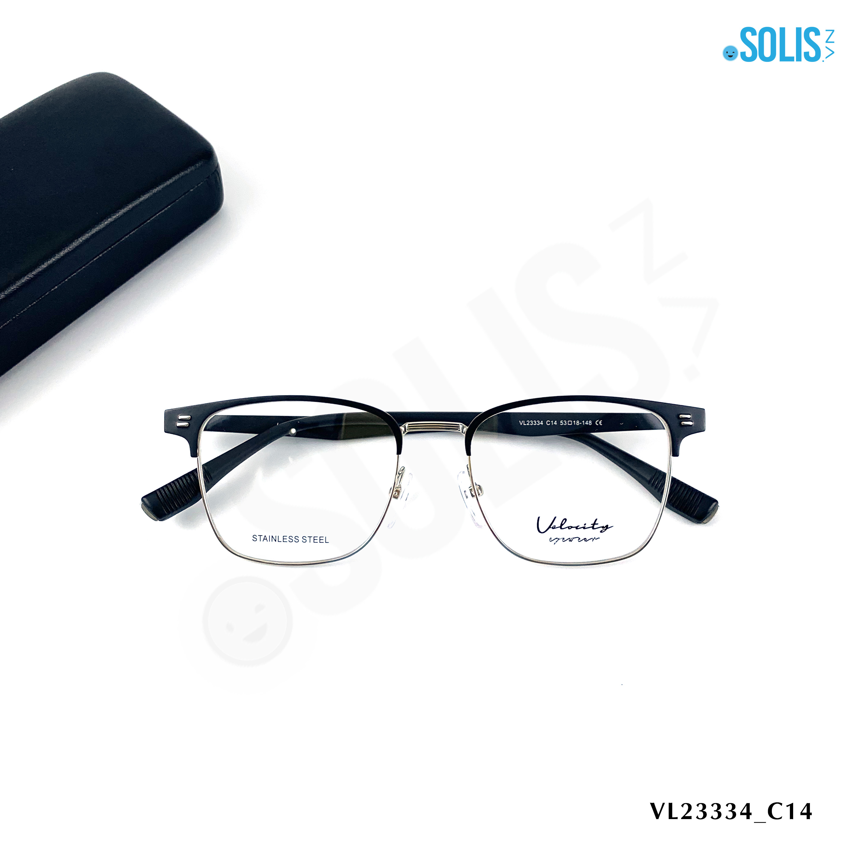 Gọng kính kim loại hiệu Velocity VL23334 - KÍNH KIM LOẠI HIỆU VELOCITY VL23334 KÍCH THƯỚC 53-18-148