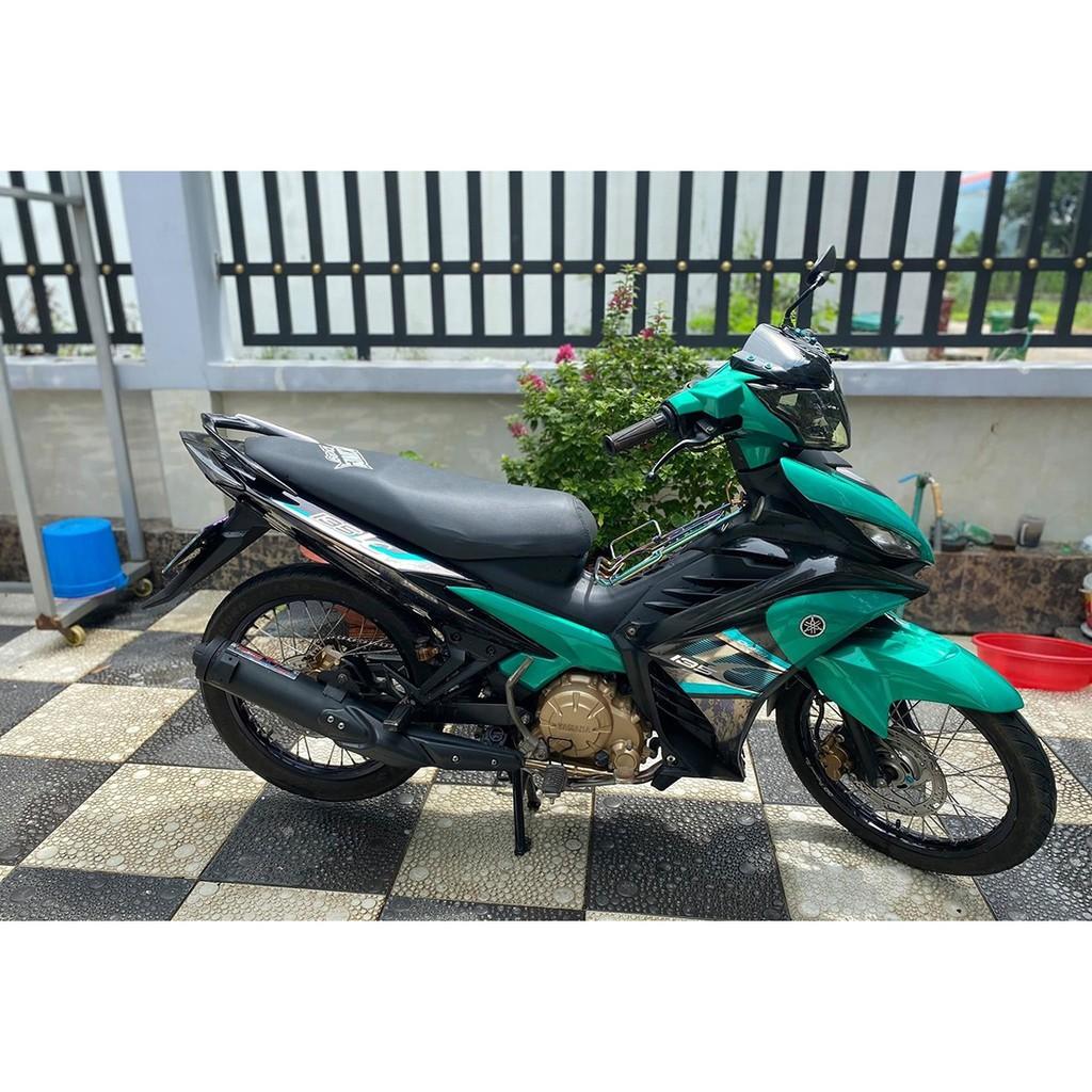 Tem exciter 135 lc v6 xanh ngọc crom