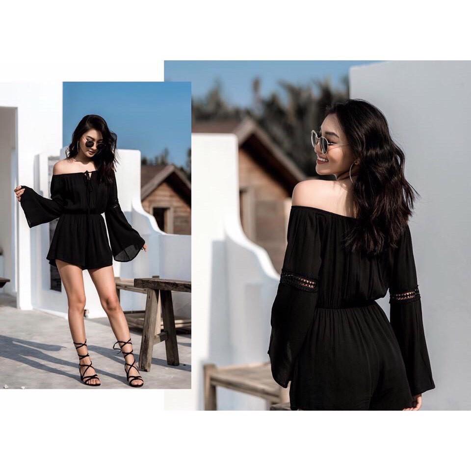Jumpsuit đen thời trang
