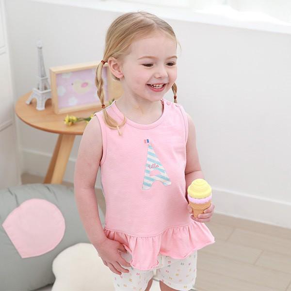 Bộ cotton giấy bé gái hàng VN