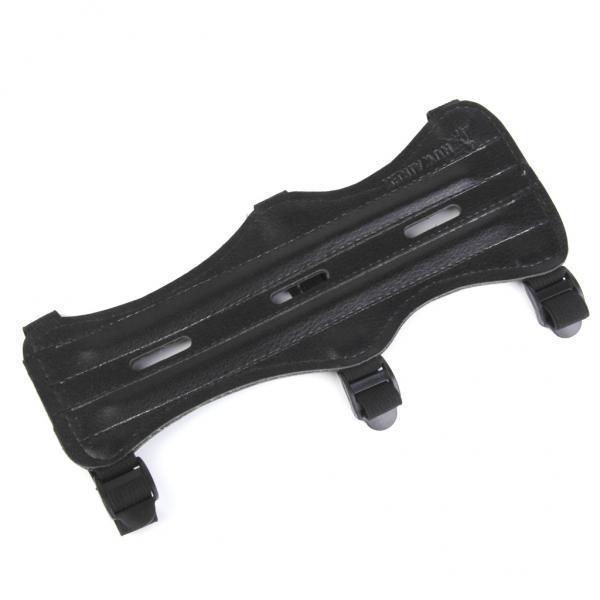 3xAdjustable 3 Strap Arm Guard Protective Leather Archery Shooting Armband A