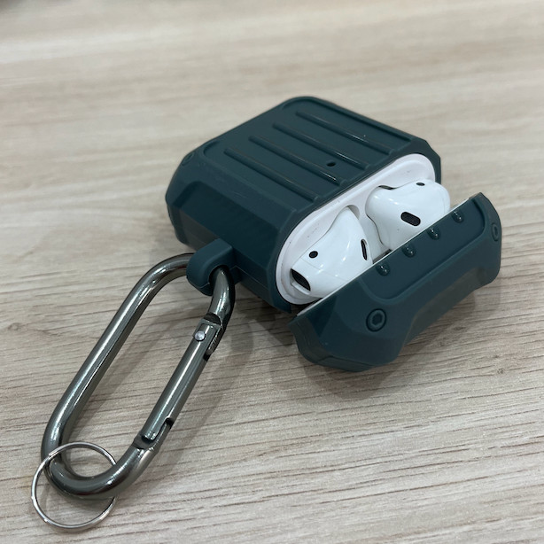 Case Chống Sốc Bảo Vệ 360 Độ Cho Airpods 1 / Airpods 2 - Màu Xanh Rêu