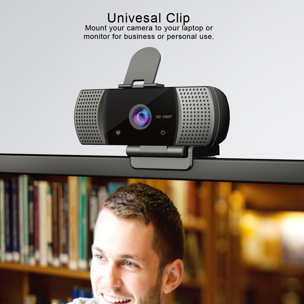Webcam gốc rộng Full HD 1080P Wide Angle USB Webcam USB2.0 Drive-Free With Mic Web Cam Laptop Online Teching Conference Live Streaming