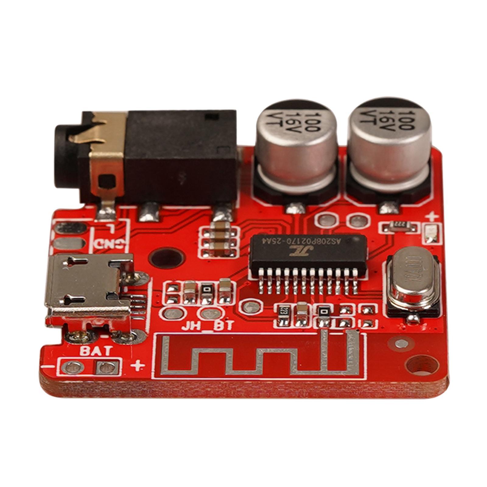 Bluetooth Receiver Board Board Music Module SNR 90dB THD+N -70dB red